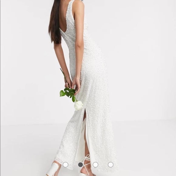 Beauut Bridal embellished sleek maxi dress - Picture 2 of 3